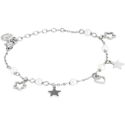 Bracciale con pendenti a forma di Cuore, Stelle e Fiori MK/BR01 Boccadamo.